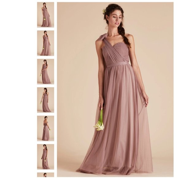 Birdy Grey | Christina Convertible Tulle Dress in Sandy Mauve - Picture 16 of 16